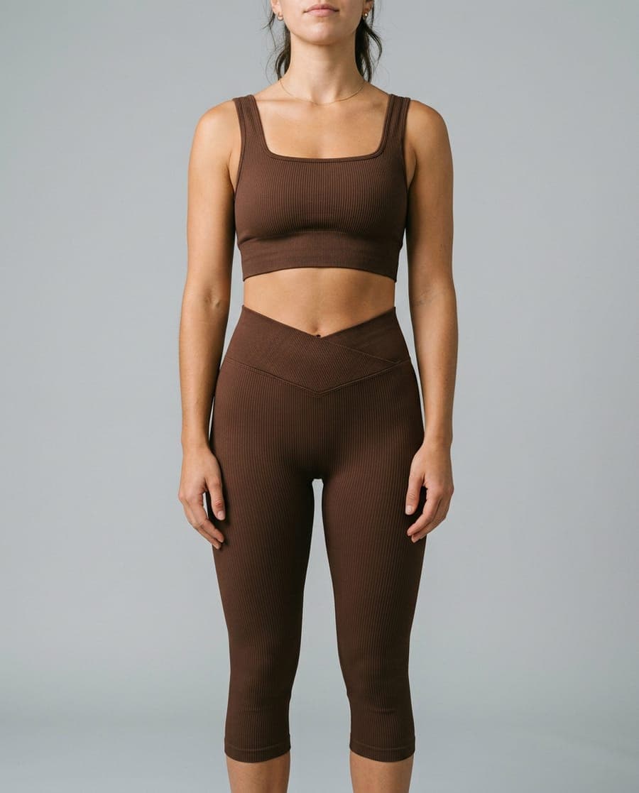Gym Coords Set in Brown - view 1